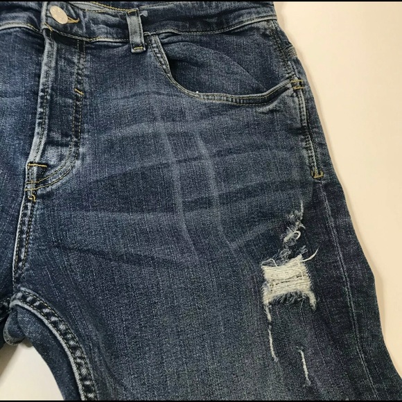 Zara Man distressed blue denim jeans size 36 - Picture 5 of 6